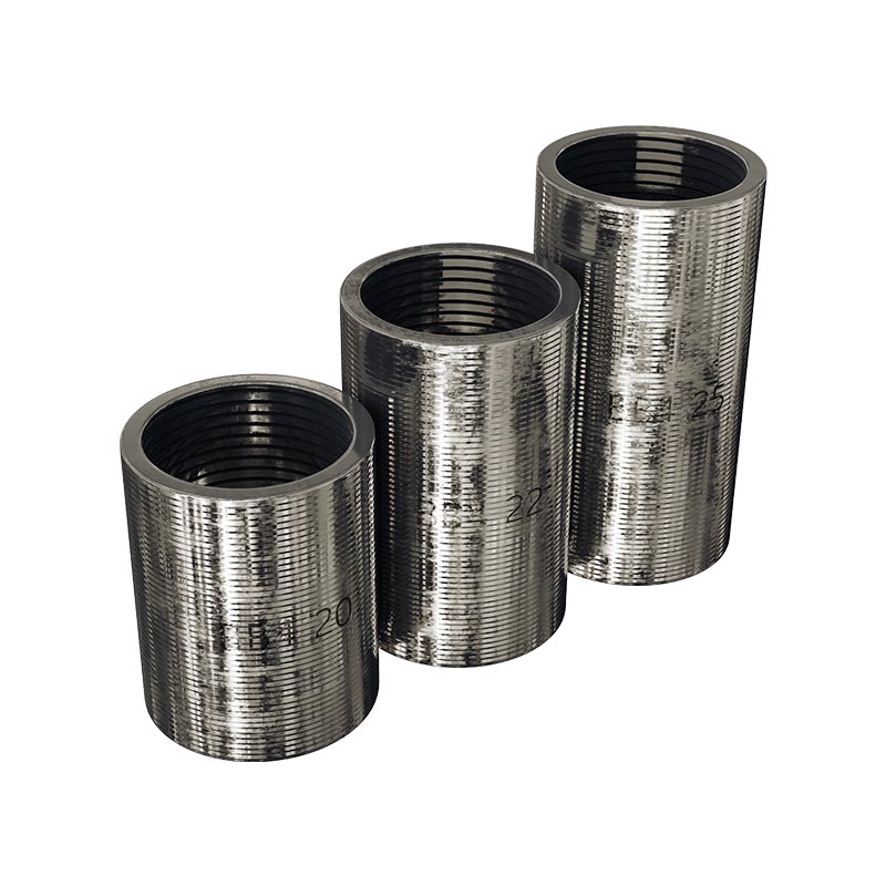 Carbon Steel Utas reinforcing Bar Socket Kanggo Perawatan Limbah Aksesoris Peralatan Lengkap